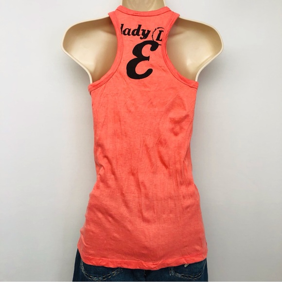 Sure Orange Black Raceback Tank Top - Picture 15 of 16